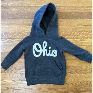 Homage Ohio Gray Hooded Sweatshirt Size 2